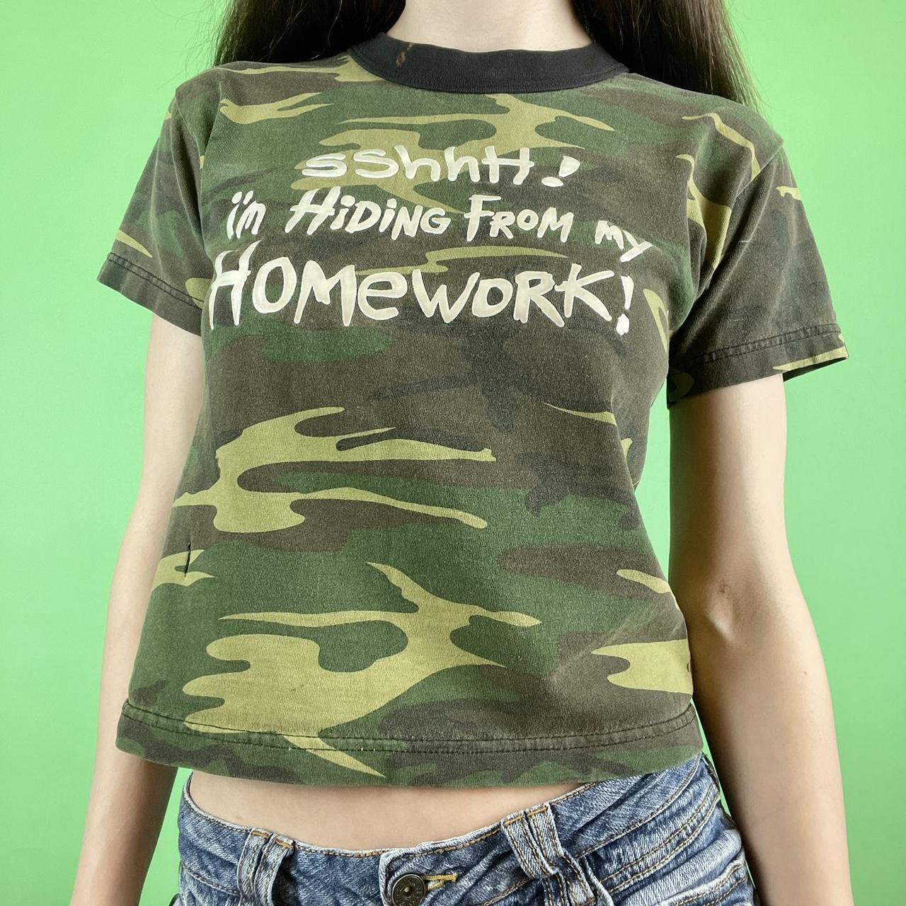 Hybrid Apparel Green and Khaki T-shirt (4)