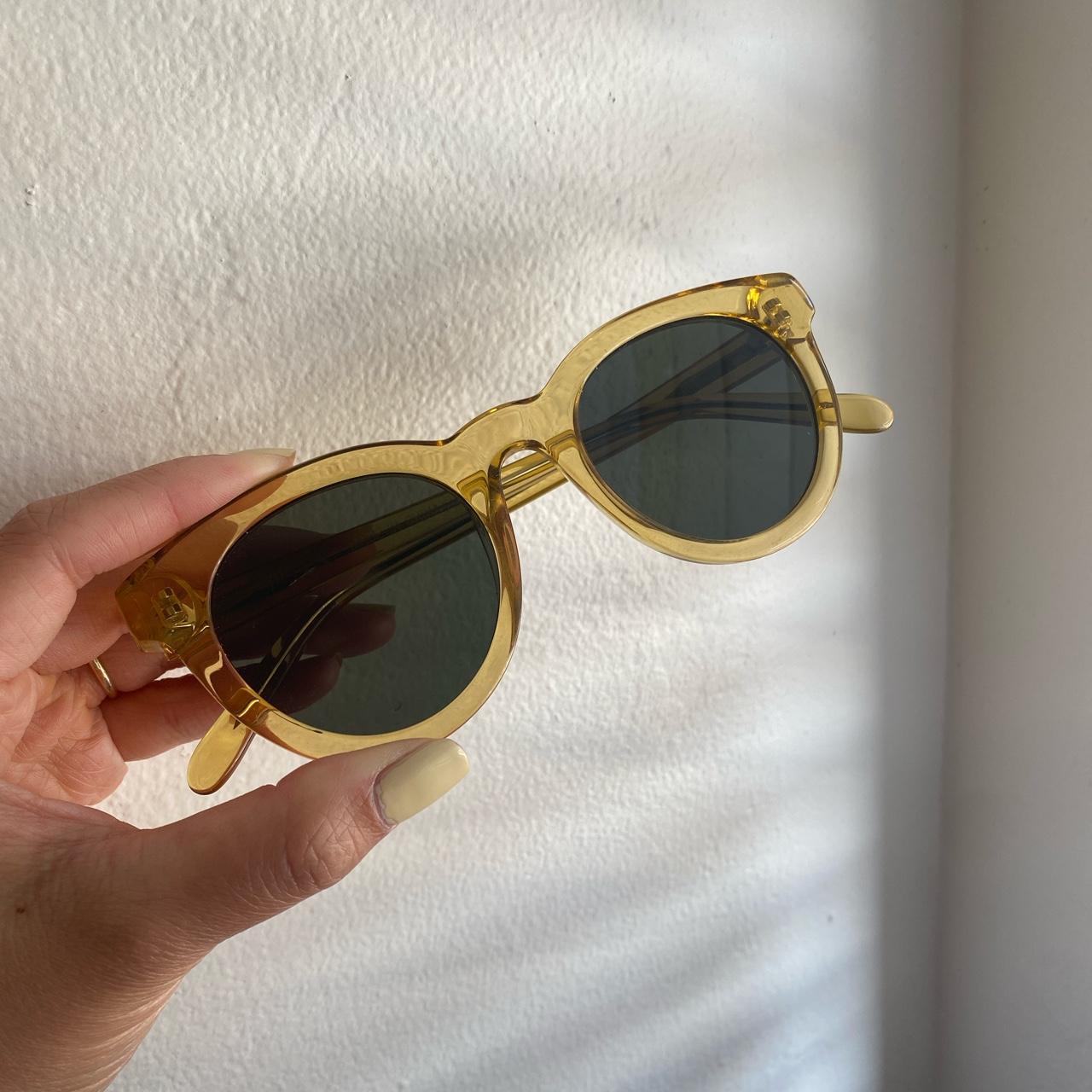 Madewell Womens Yellow Sunglasses Depop