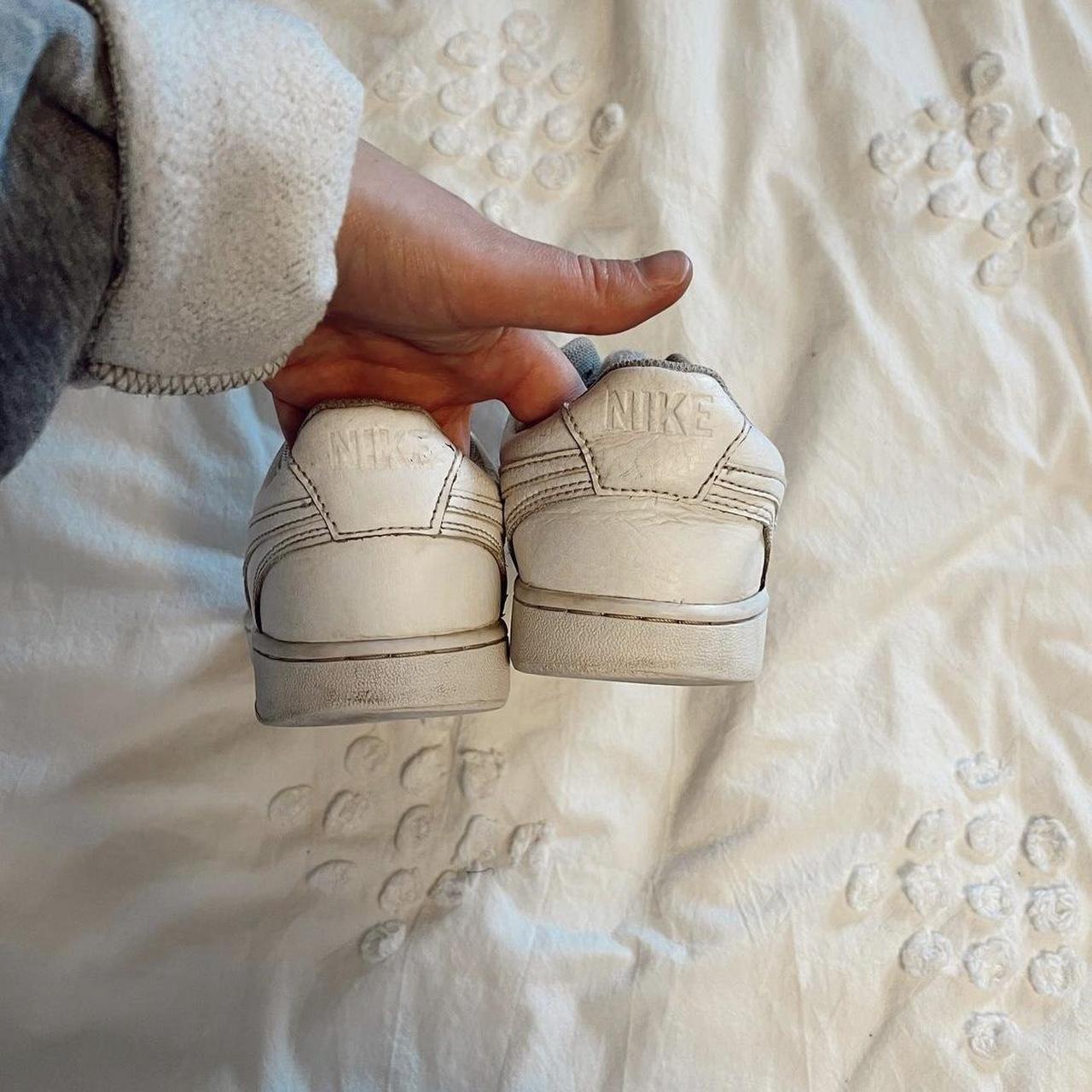 nikes with air written on the side