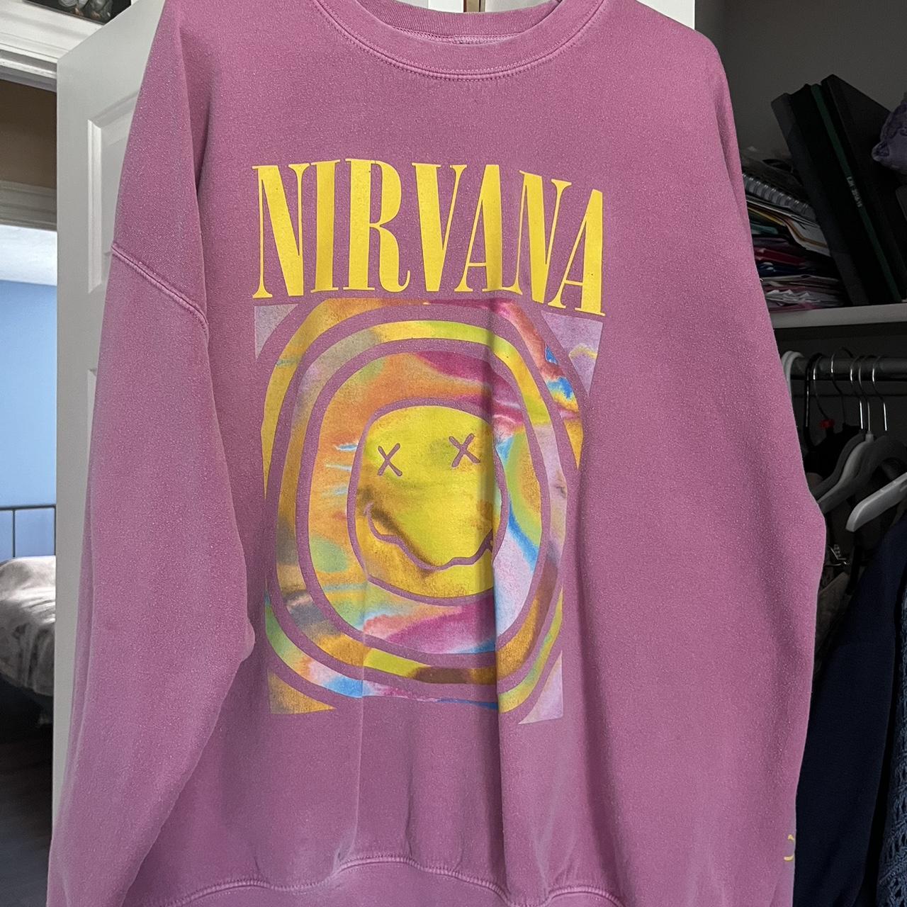 Nirvana Pullover from Urban Outfitters. Worn a good... - Depop