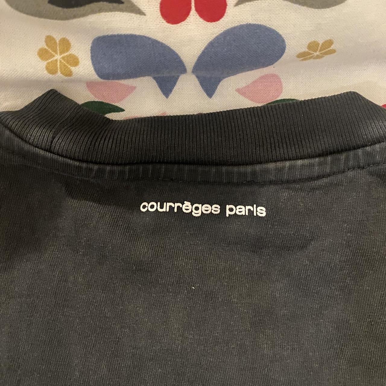 Courrèges Women's Grey T-shirt (4)