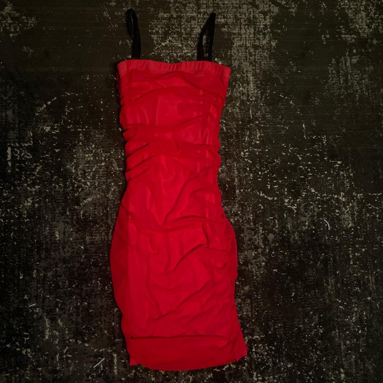 Romwe red cheap dress