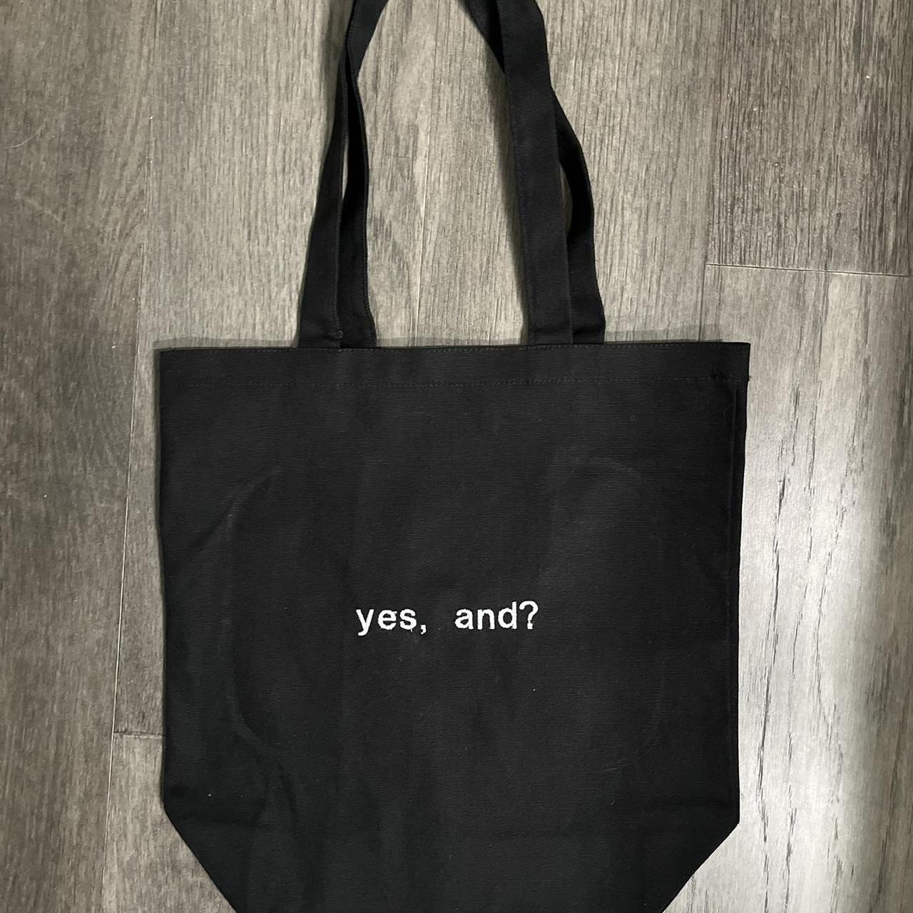 Yes,and? Ariana Grande Embroidered Tote Bag Made To - Depop