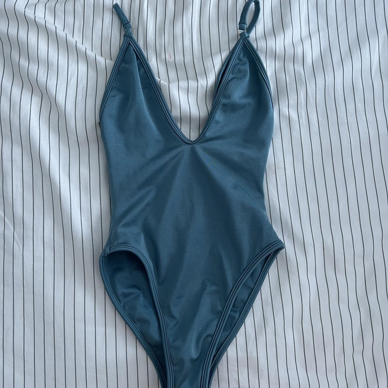 Gooseberry Seaside Swim One Pice So Chic In Blue Depop