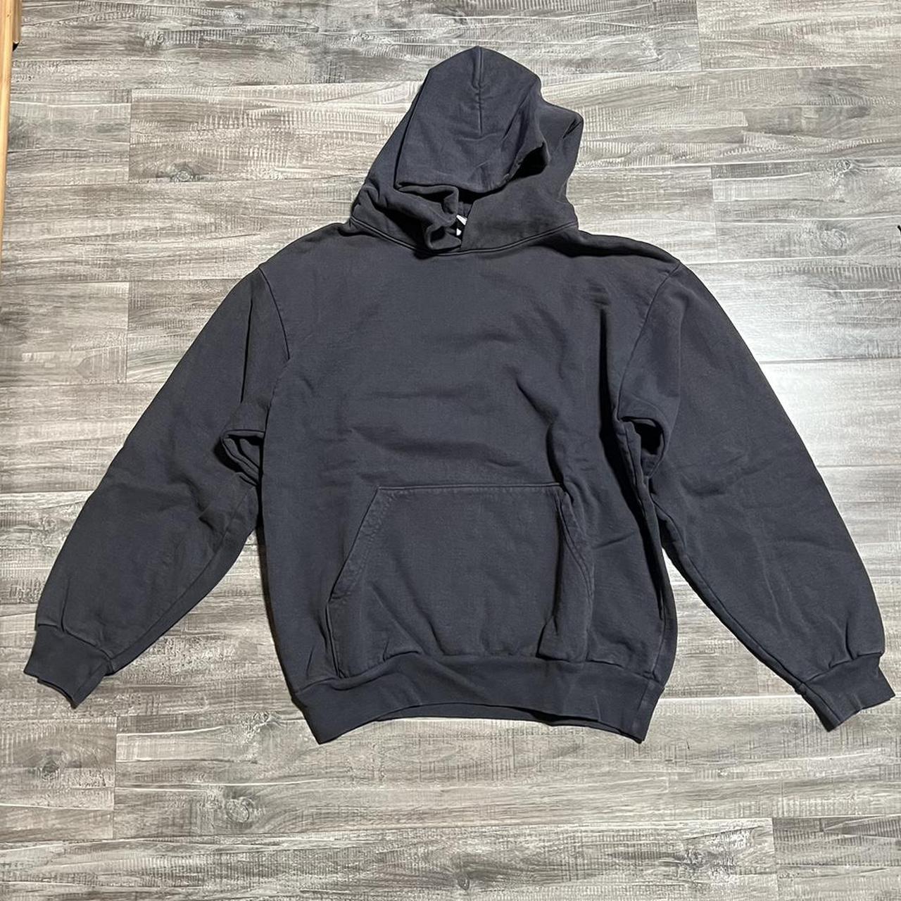 LA Apparel Hoodie grey super small holes 21x24.5 Depop