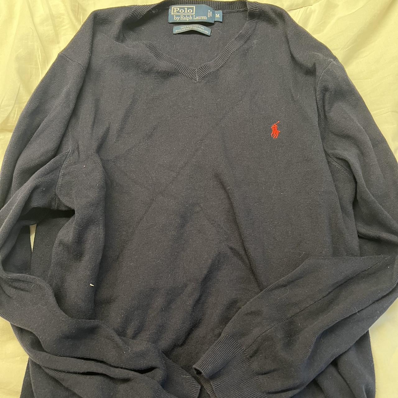 Polo Ralph Lauren Women's Navy Jumper | Depop