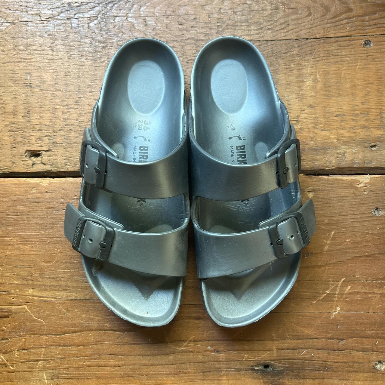 womens grey birkenstocks