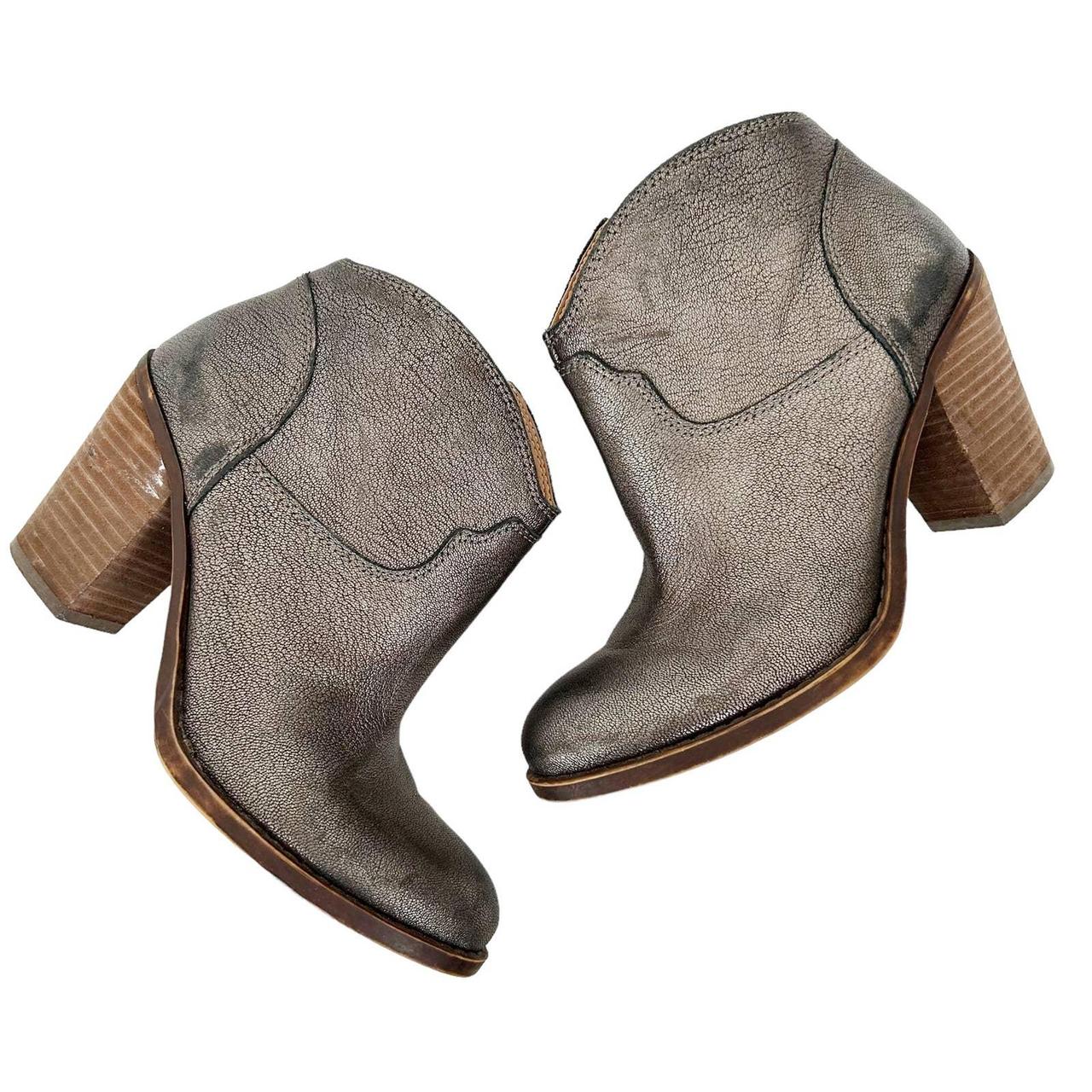 Lucky brand sale metallic booties