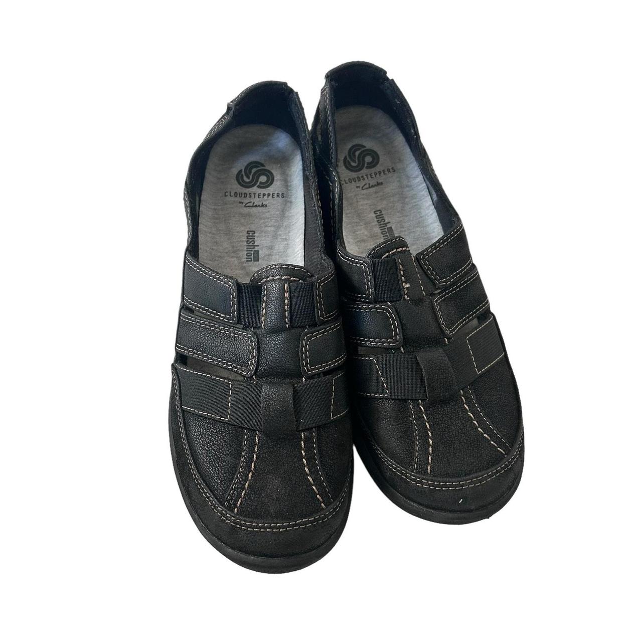 Clarks sillian stork black best sale