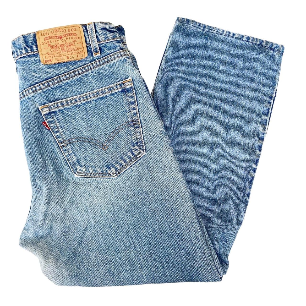 Levis 505 high waist best sale