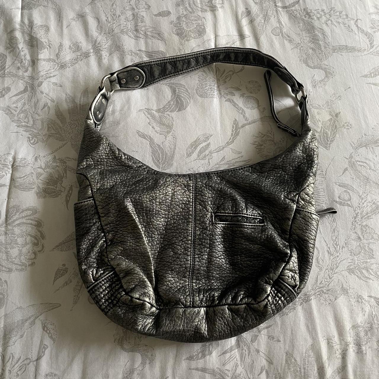 cyber-grunge-faux-leather-gunmetal-grey-shoulder-bag-depop