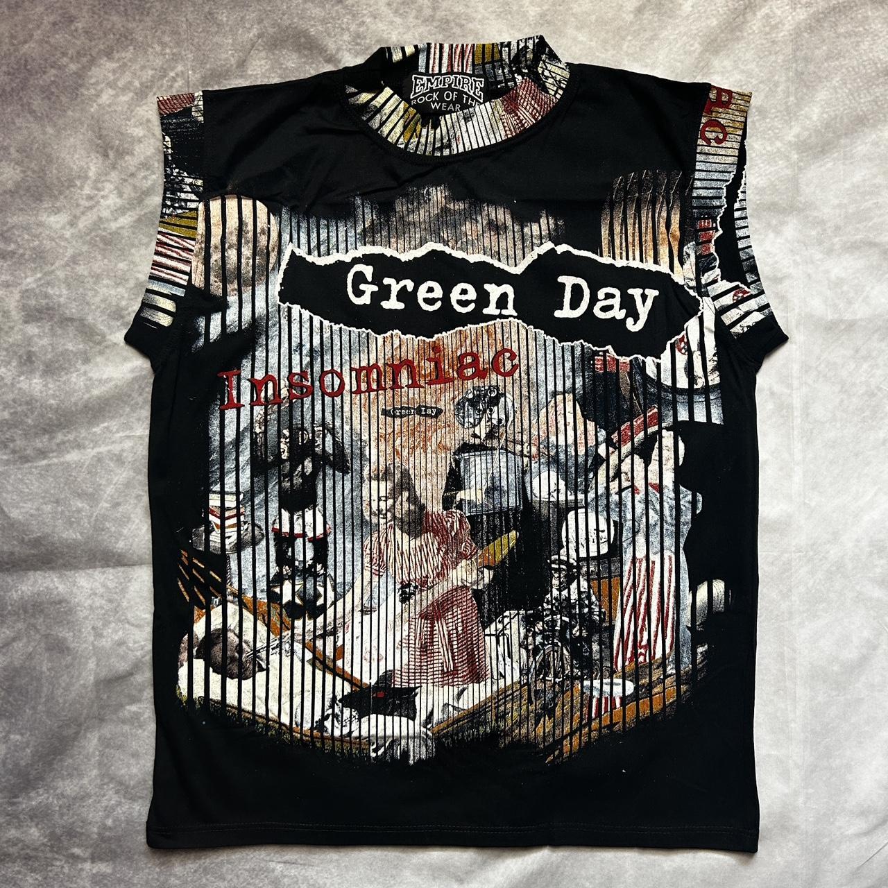 割引即日発送 green day insomniac バンドTシャツ - トップス