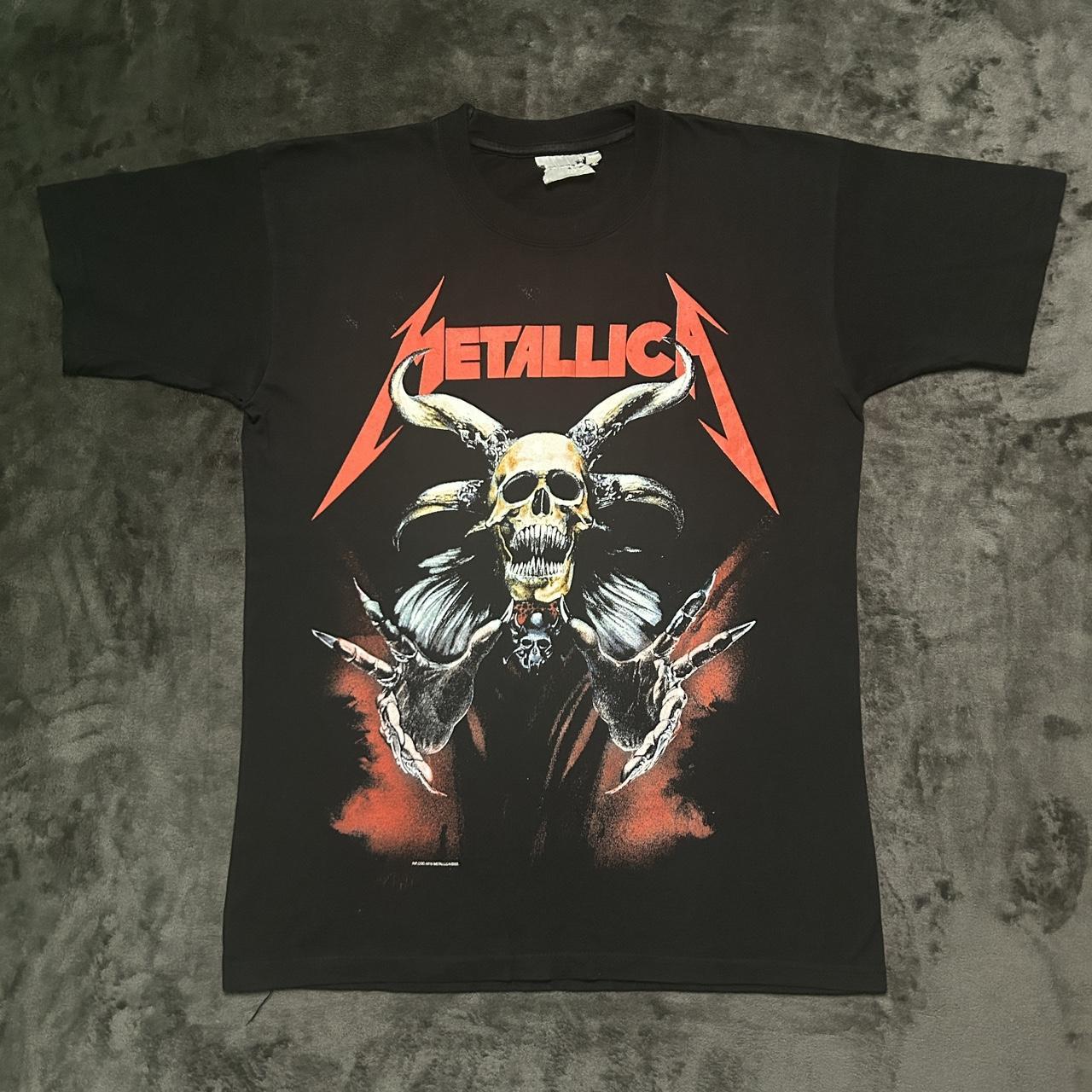 Vintage Metallica Devil Skull 2003 Band T-shirt -... - Depop