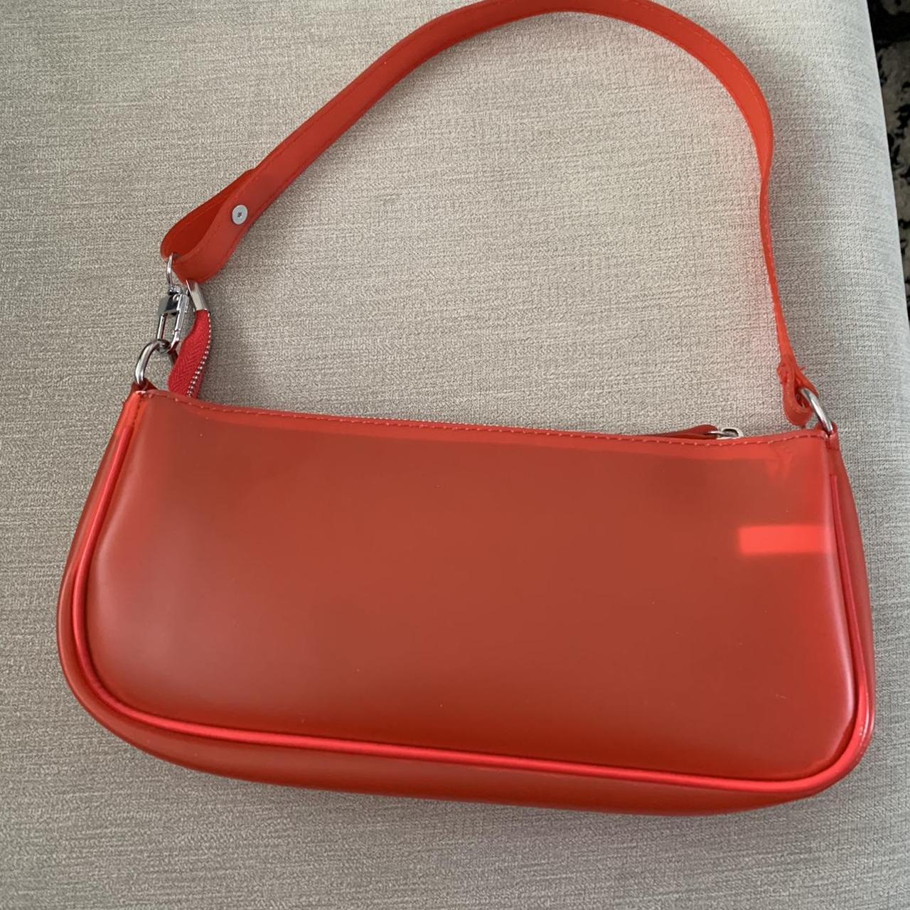 Ego red shoulder bag with a transparent look with... Depop