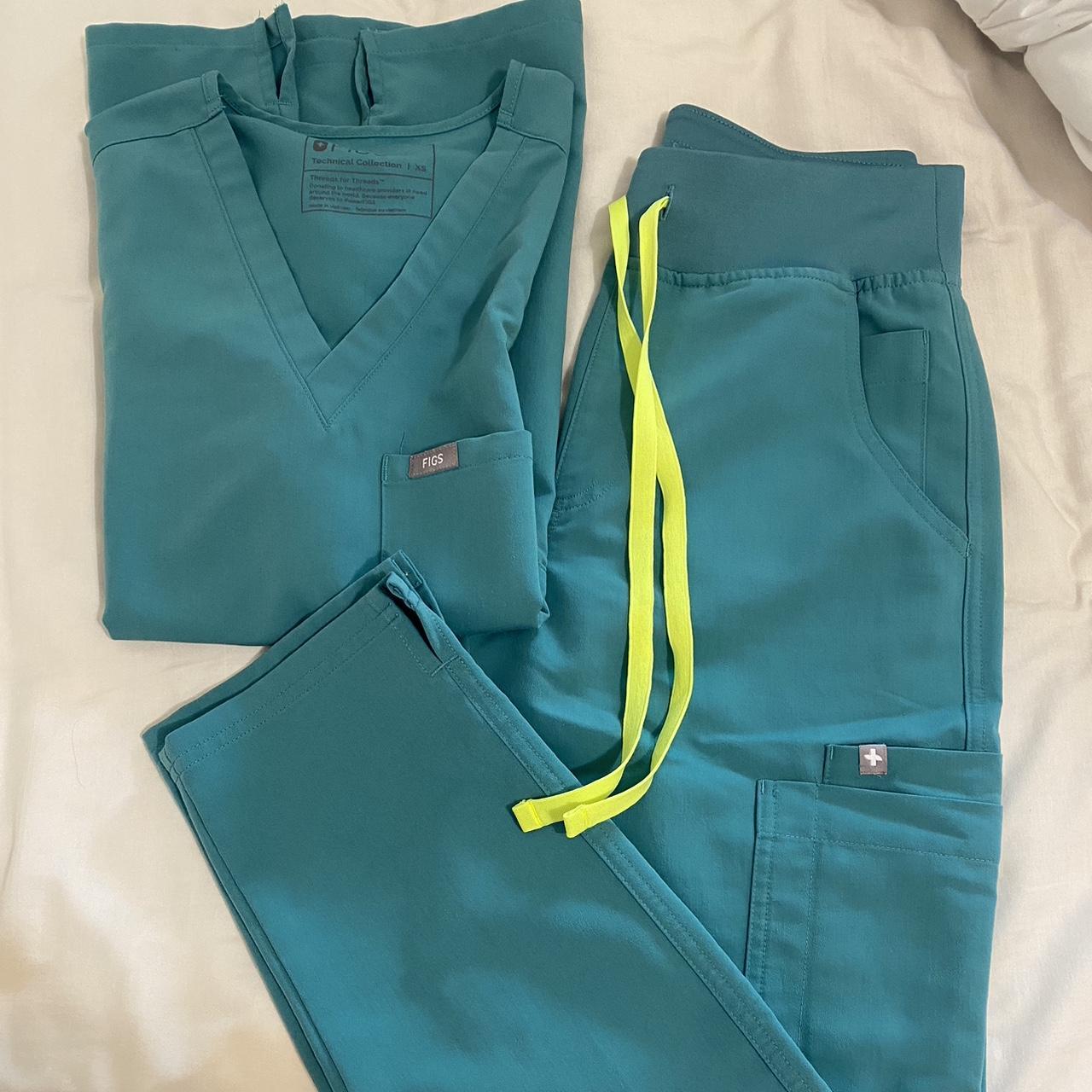 Figs scrubs xs petite high waisted skinny scrub… - Depop