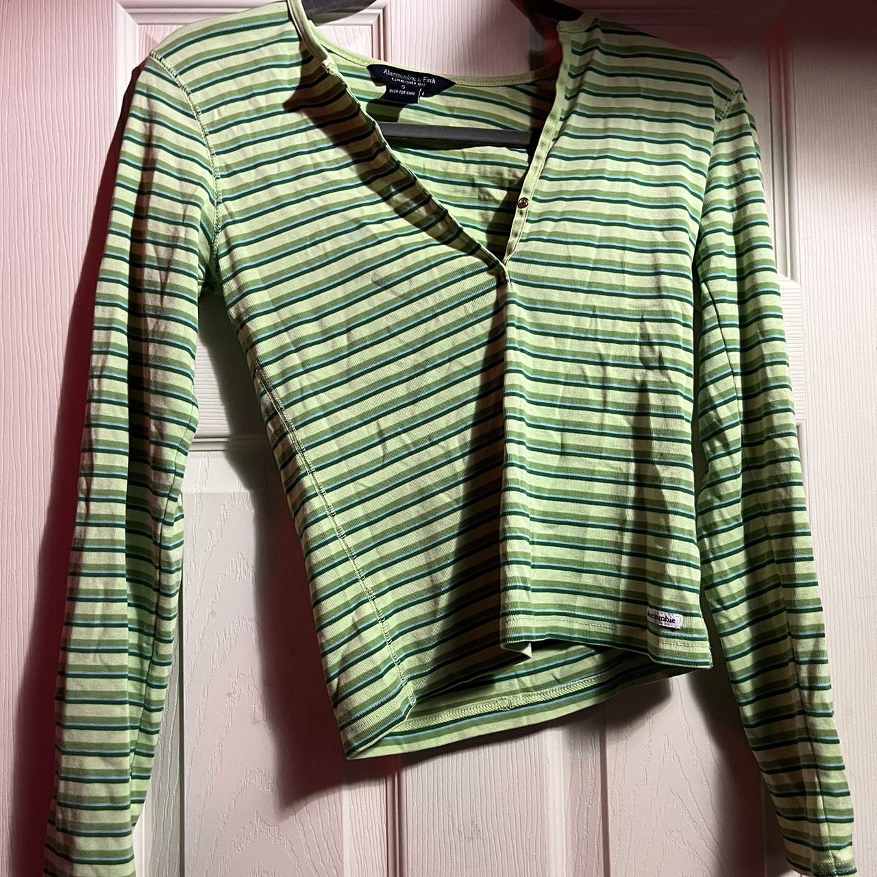 Abercrombie & Fitch Women's Green Shirt