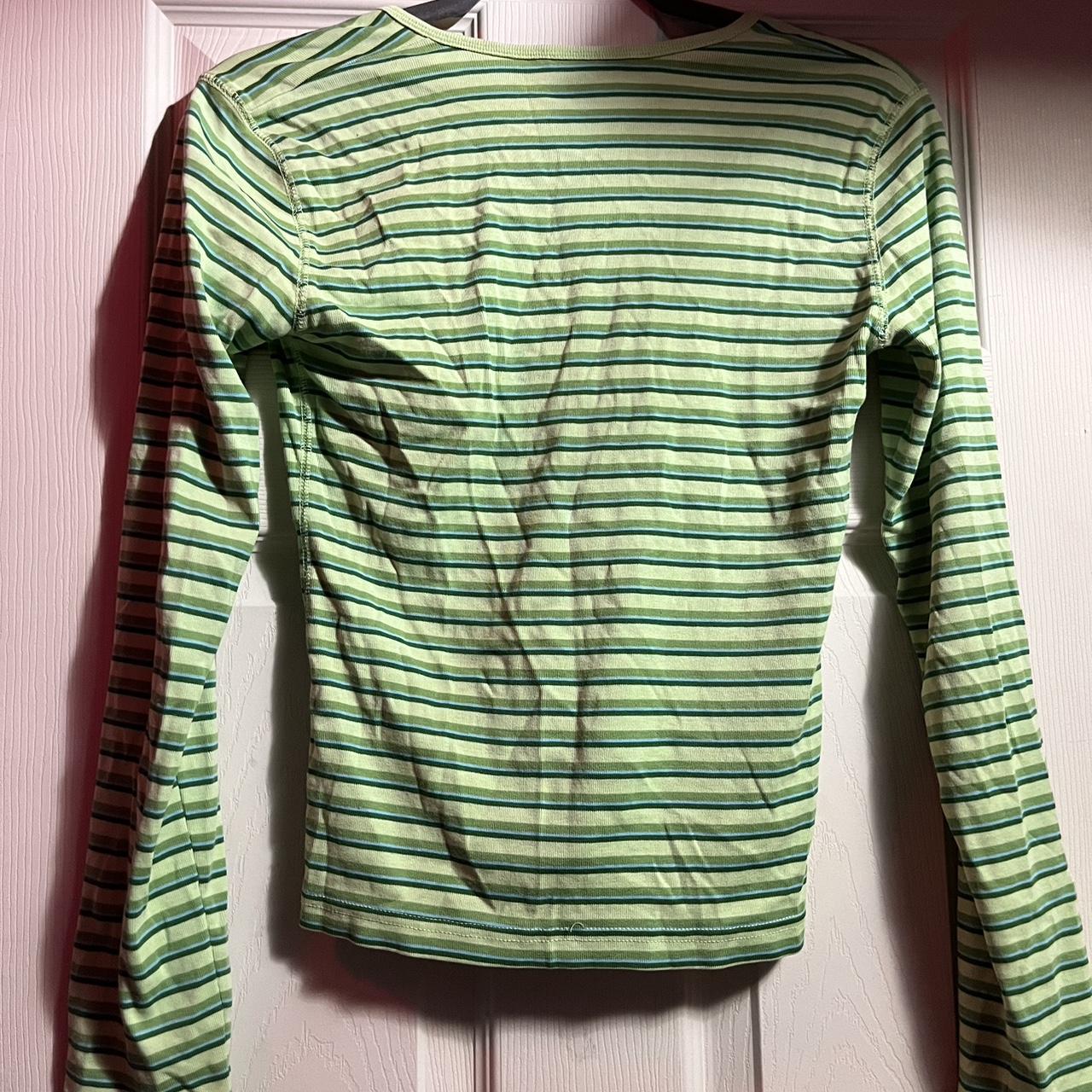 Abercrombie & Fitch Women's Green Shirt (2)