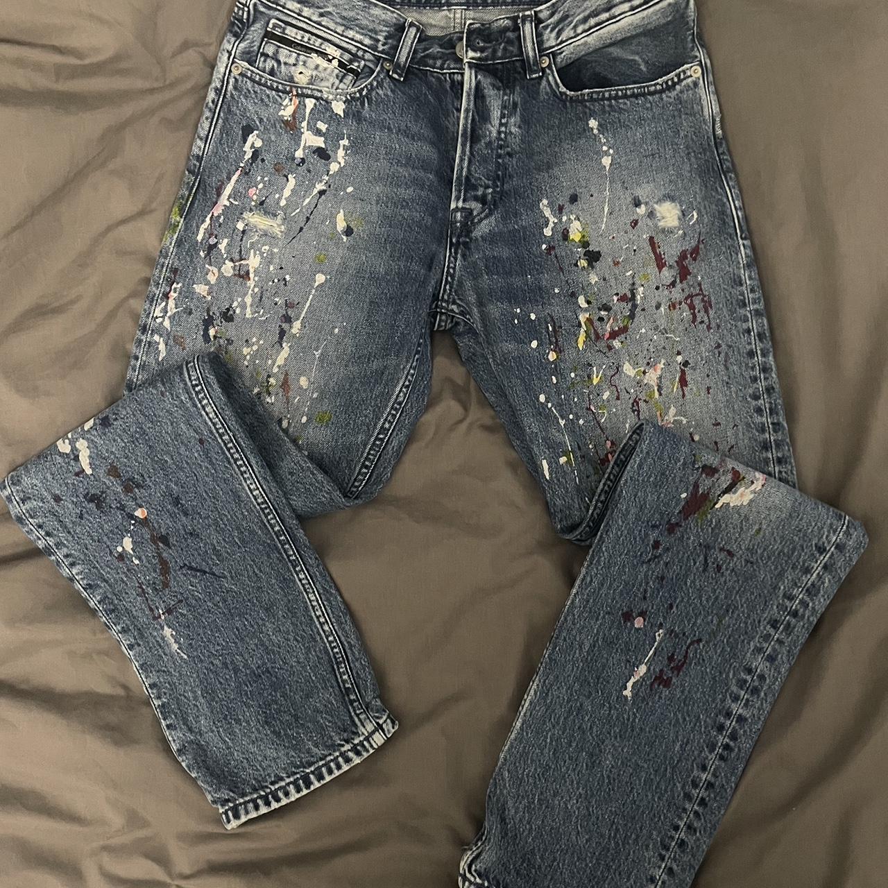 Number nine best sale paint splatter jeans