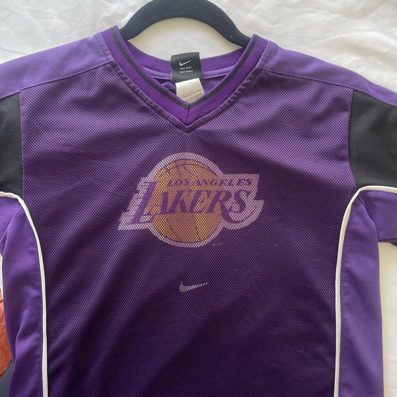 Nike Los Angeles Lakers Vintage Warm Up - Depop