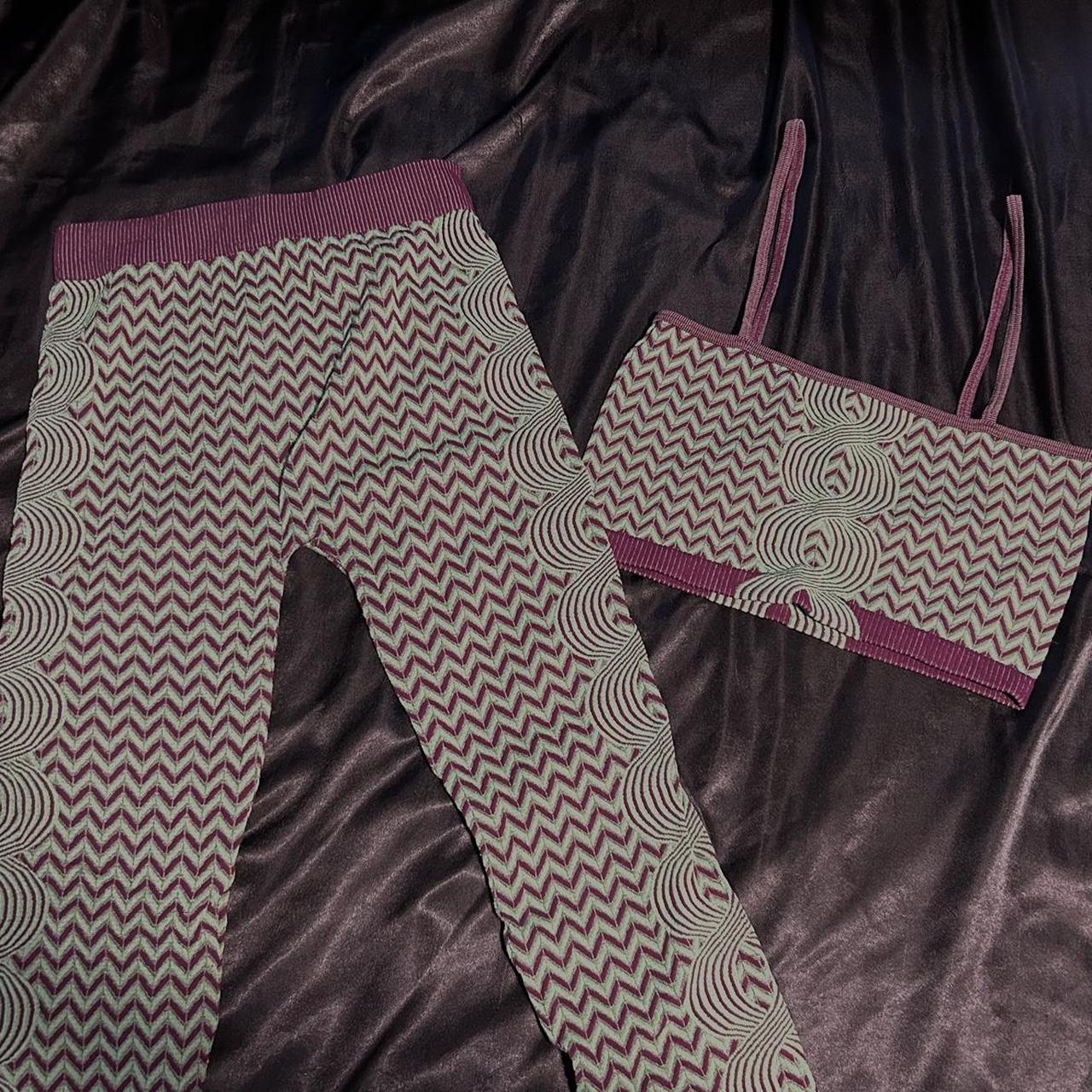 zara leggings and top set sz xs/sm zara Depop