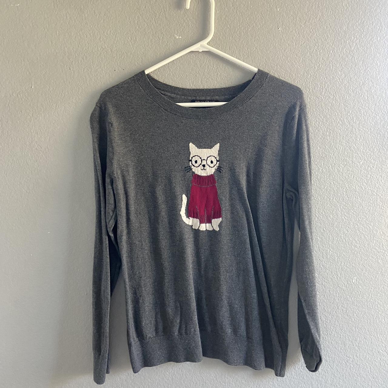 Banana republic cat sweater hotsell