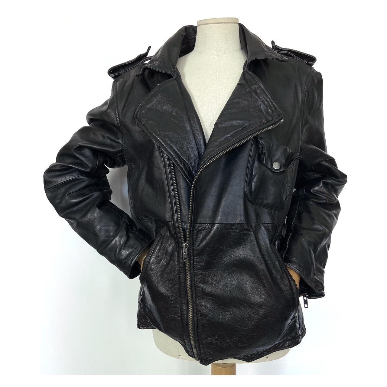 Barneys biker clearance leather jacket