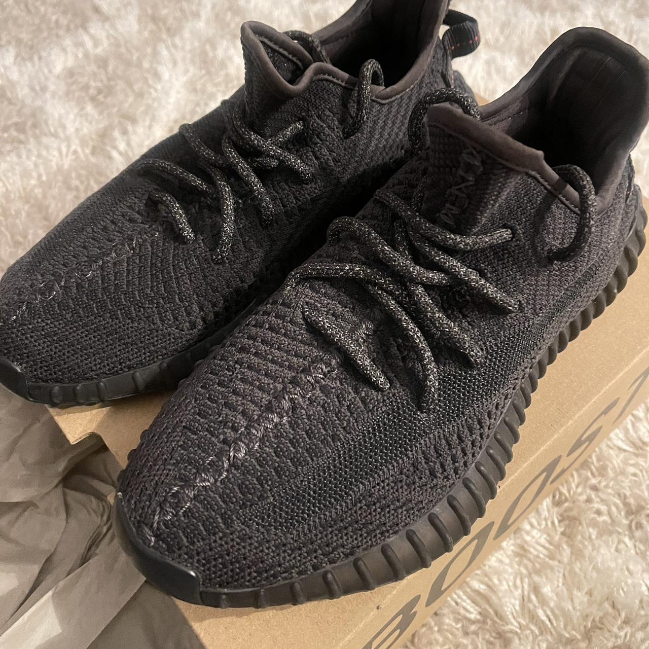 Womens black yeezy on sale trainers