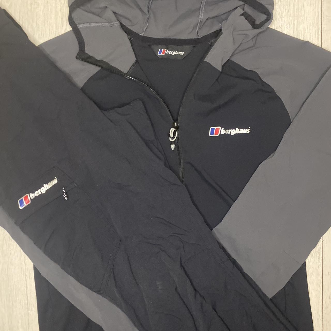 Berghaus Black and Grey Tracksuit Size... Depop