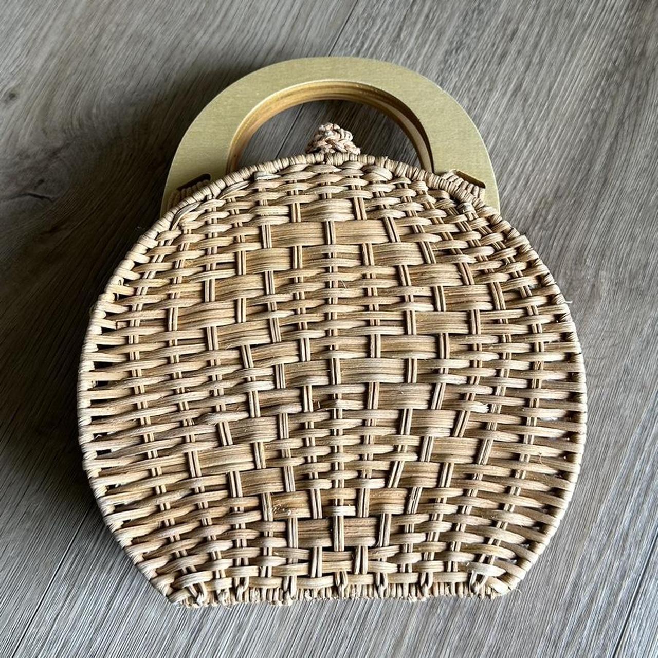 Round straw hot sale bag zara