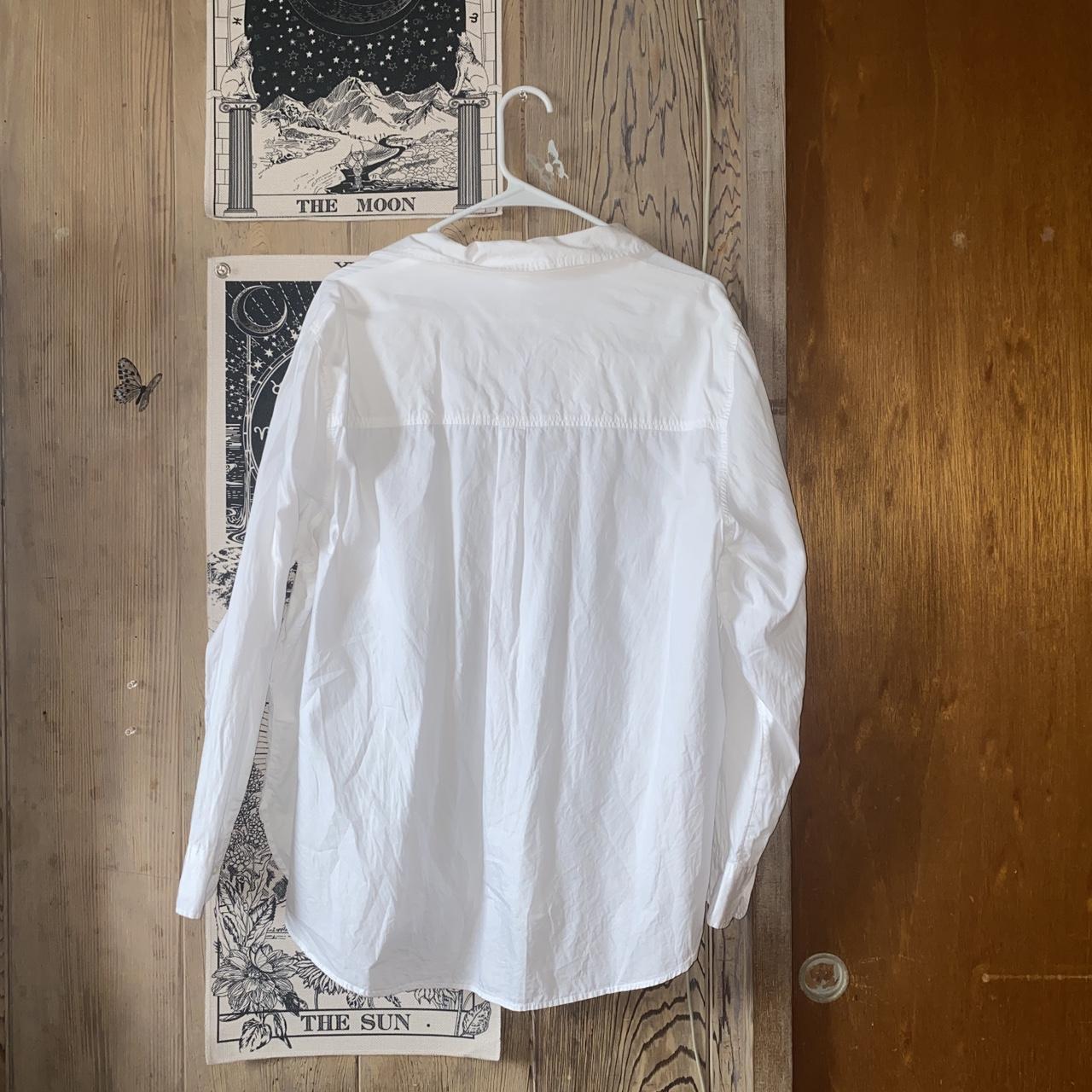 H&M Women's White Blouse | Depop