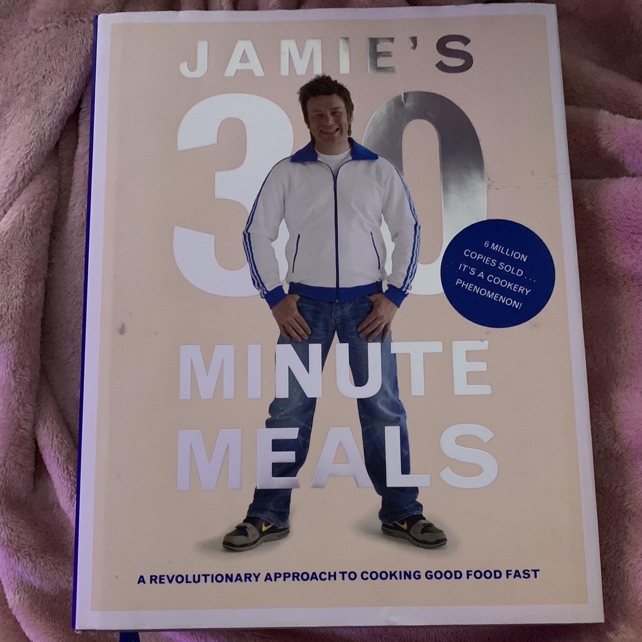 Jamie Oliver cookbook 30 minute meals Cover has a... - Depop