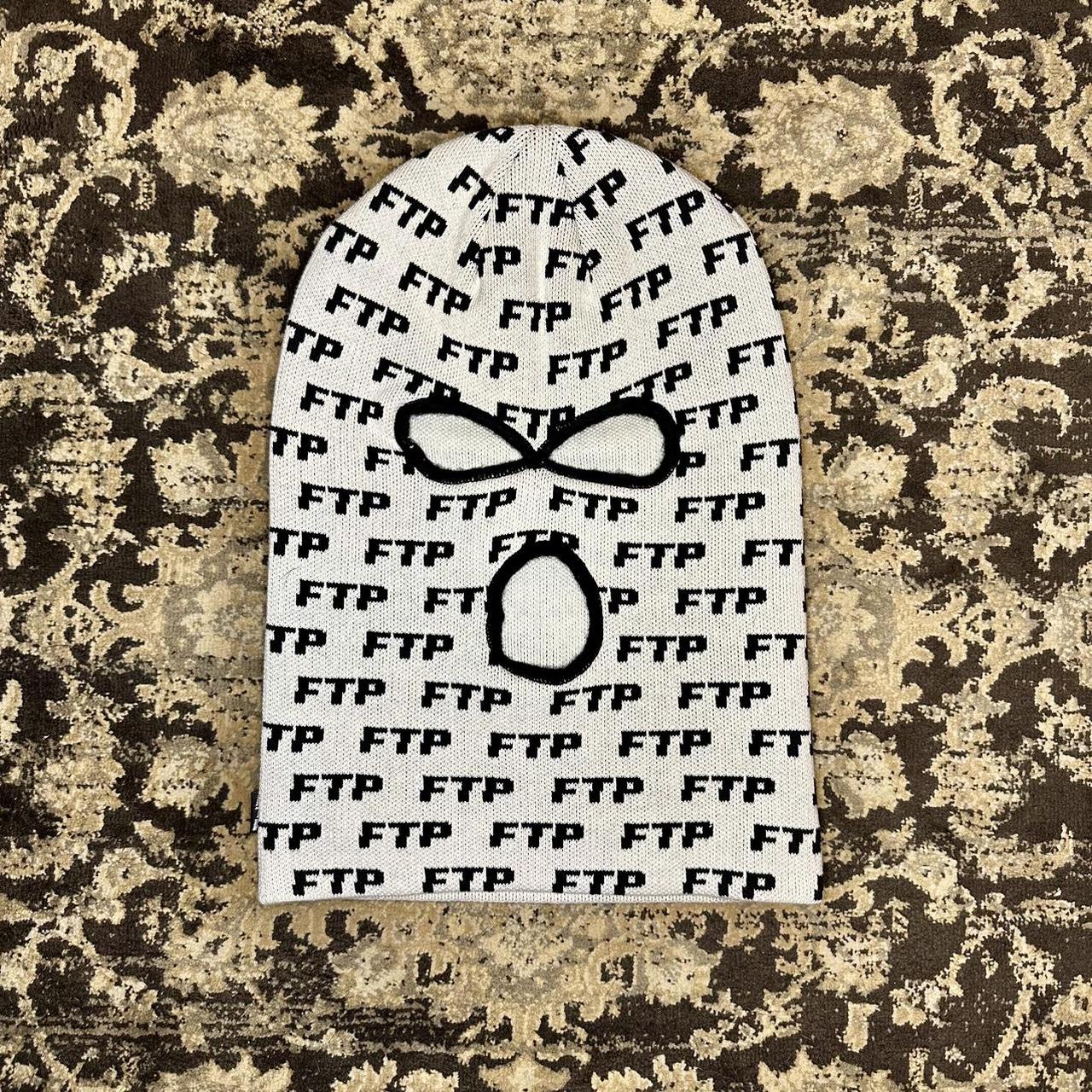 FTP ALLOVER LOGO SKI MASK NEVER BEEN WORN Only taken... Depop