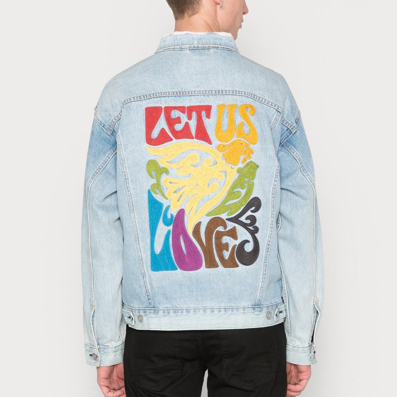 Levi's pride jacket hotsell