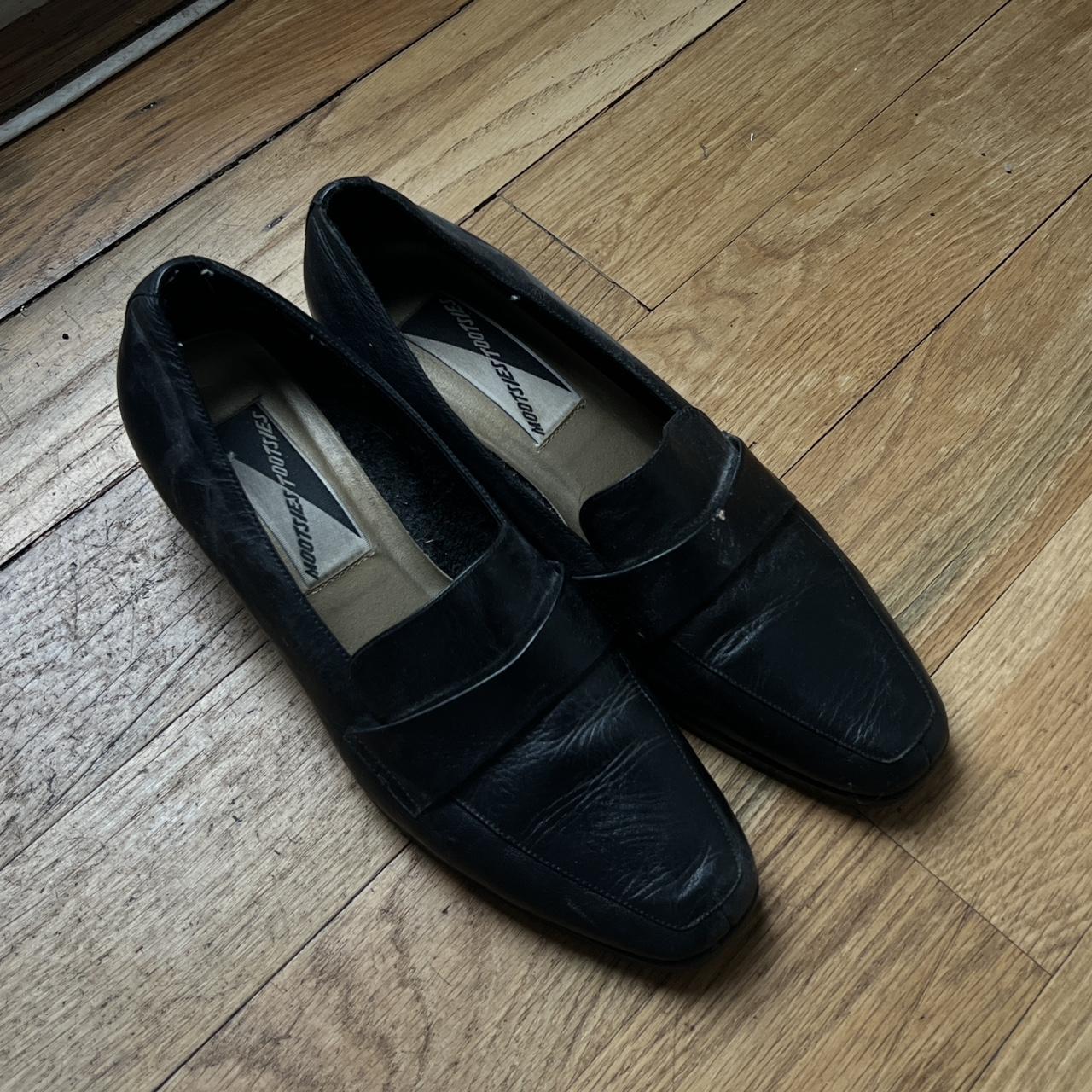 Vintage leather loafer slippers!! These are super... - Depop