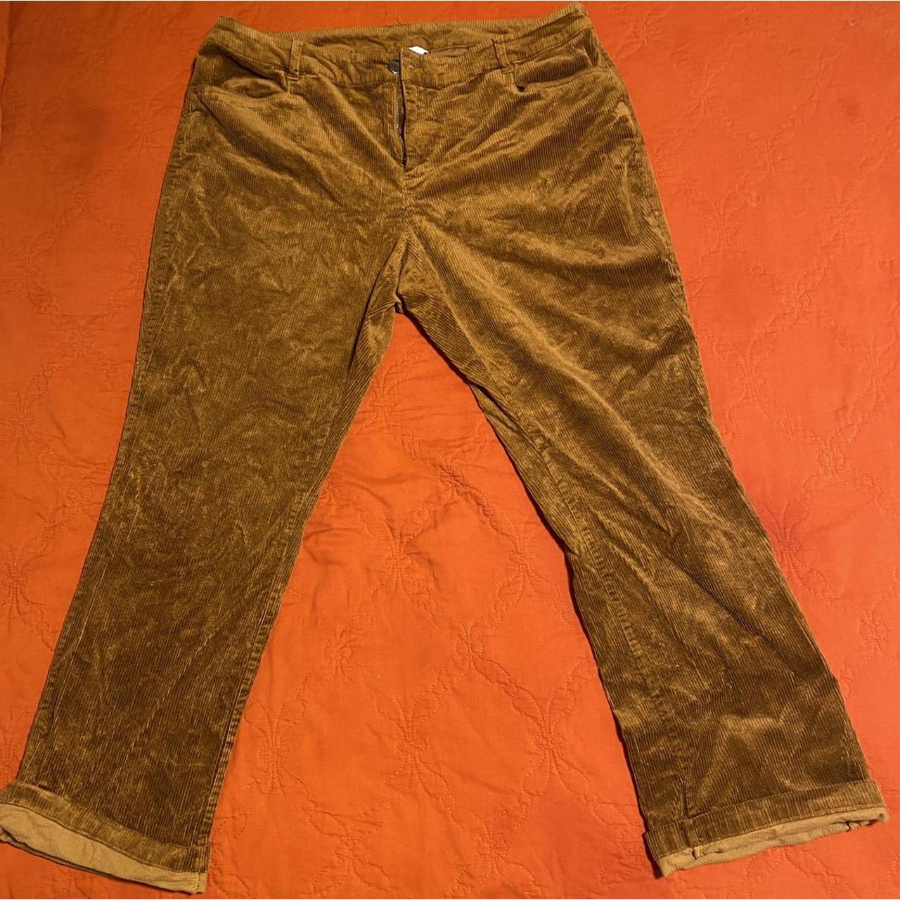 Size 18 thrifted CJ Banks corduroy pants