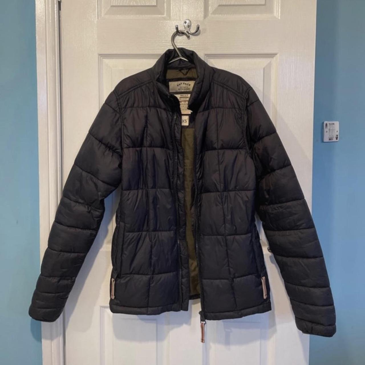 Mens puffer jacket old on sale navy