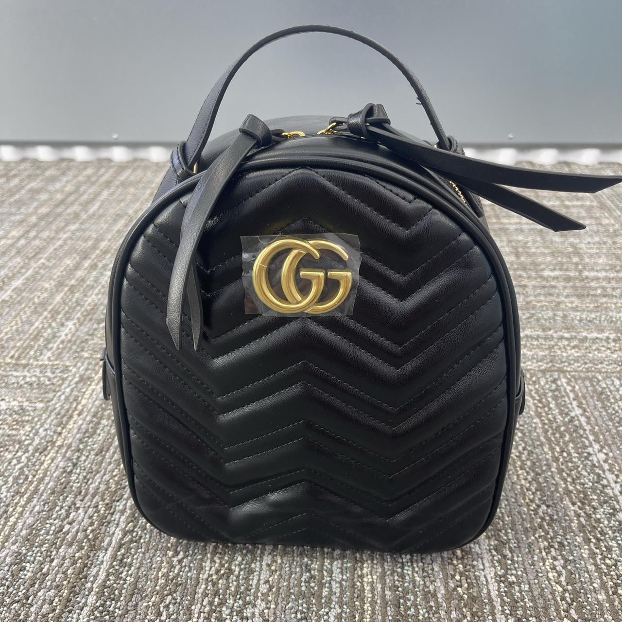 Gucci mini backpack ,new condition Color black,... Depop