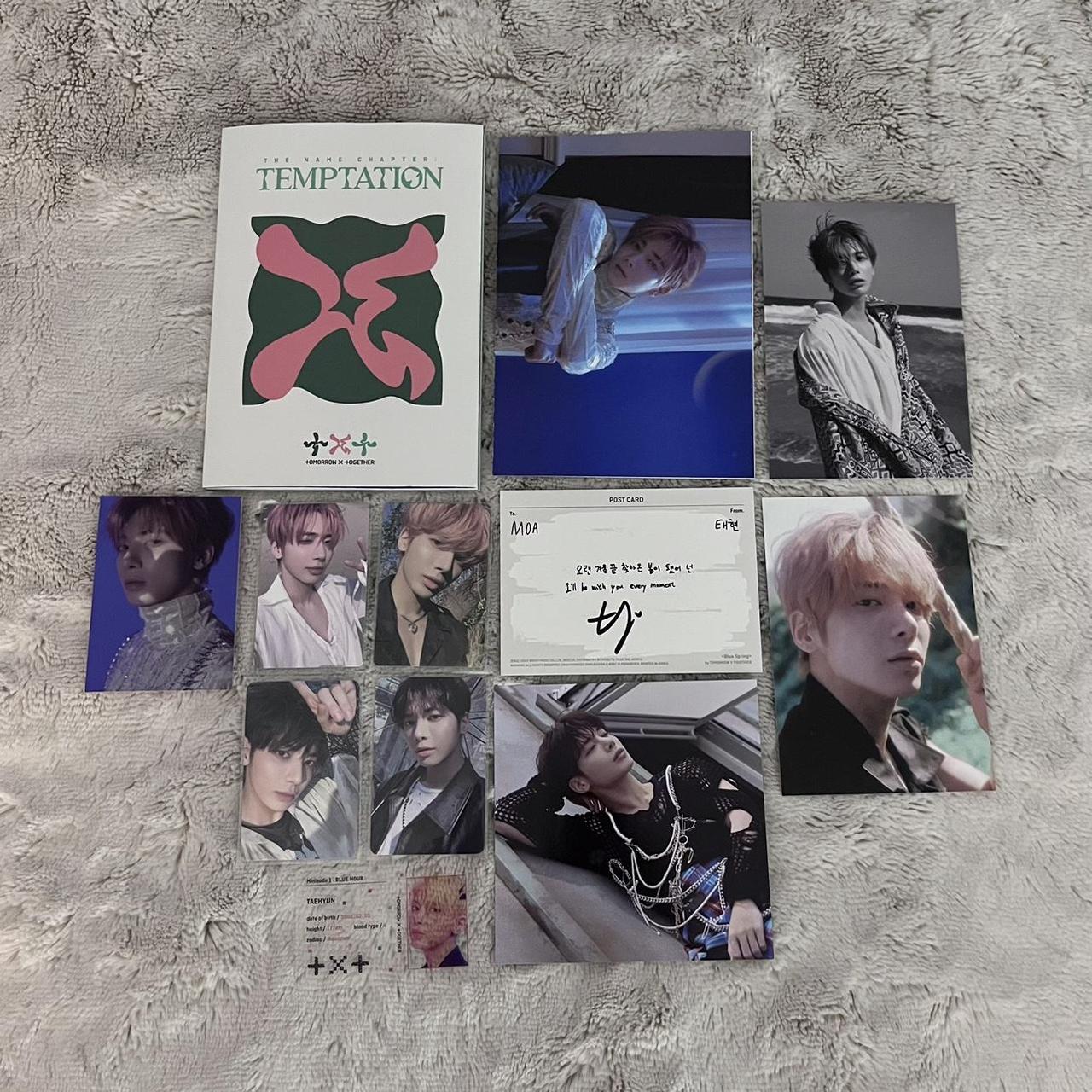 TXT Temptation album purchases taehyun set