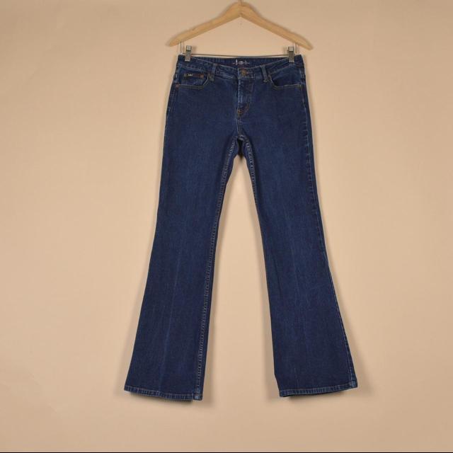 Early Y2K dark wash YMI jeans. Jeans feature a faux - Depop