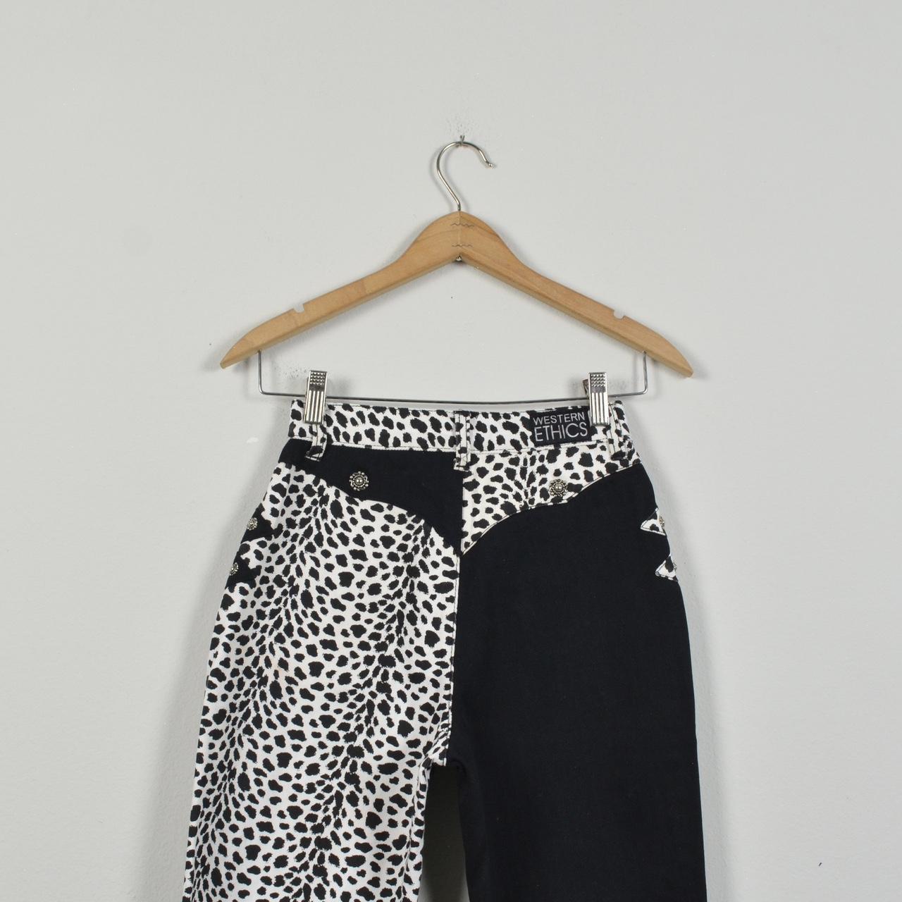 Flared cow print pants new with tags! Cute for going - Depop