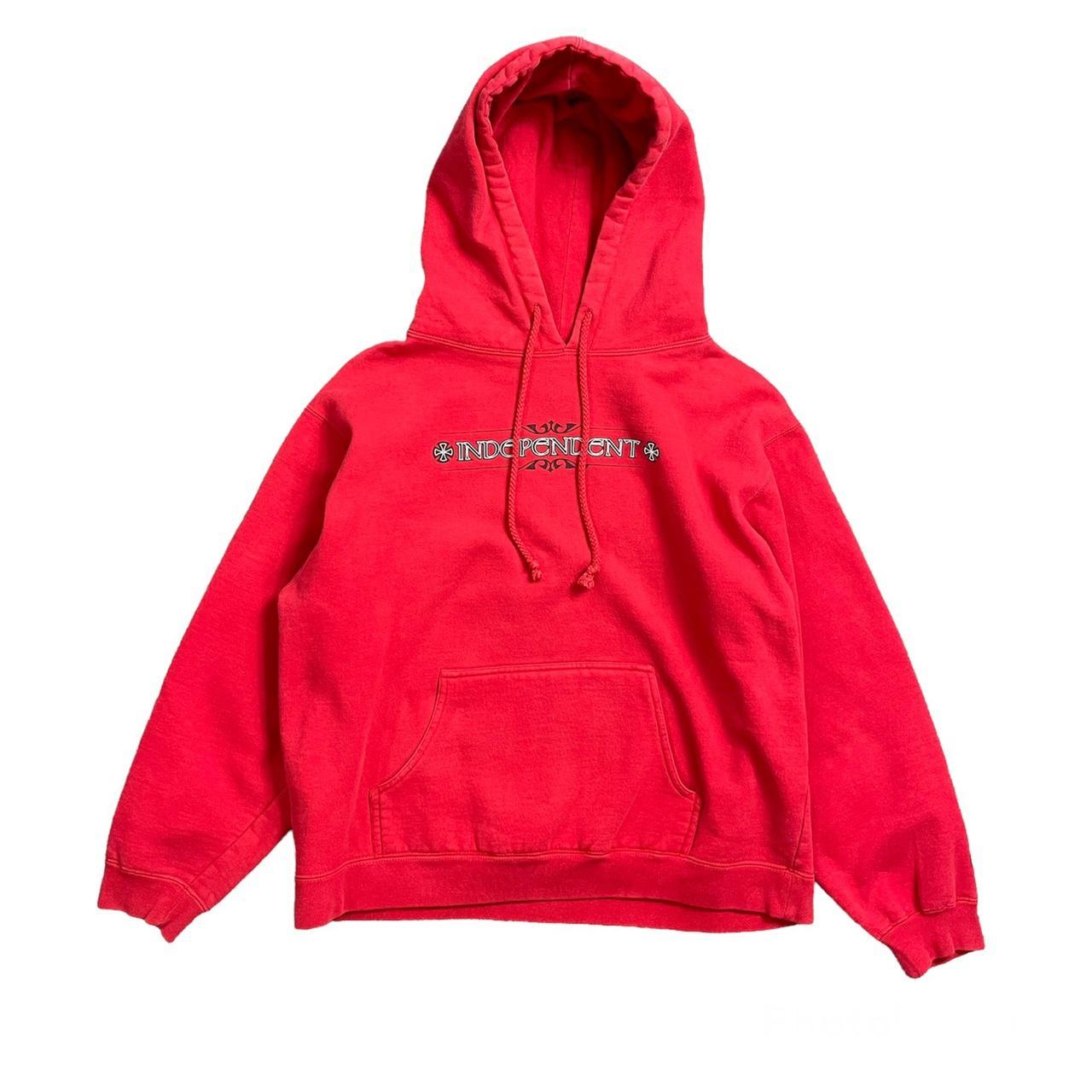 2000s Independent red hoodie ️ No Offers Price is... - Depop