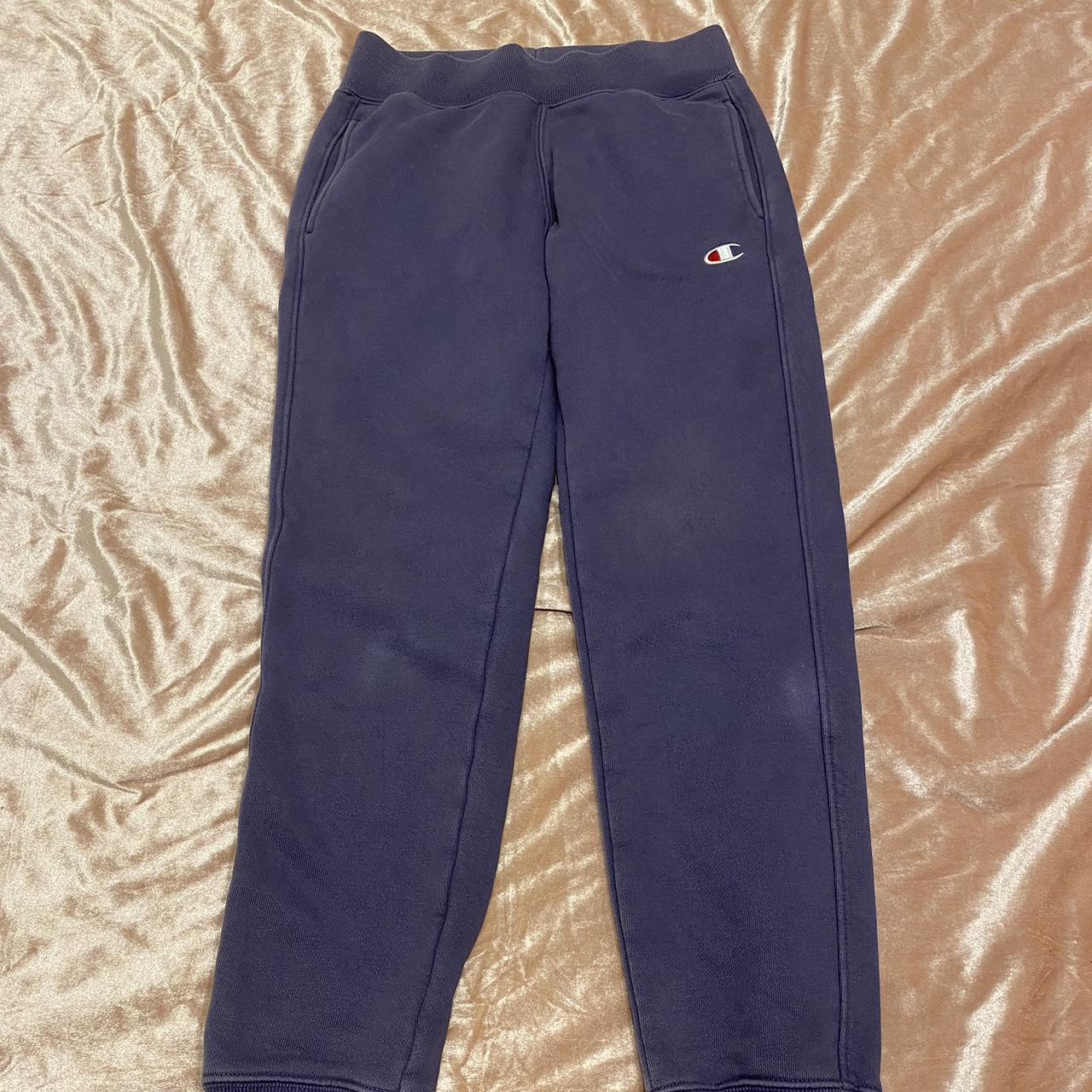 champion reverse weave trackies Size XS slightly... - Depop