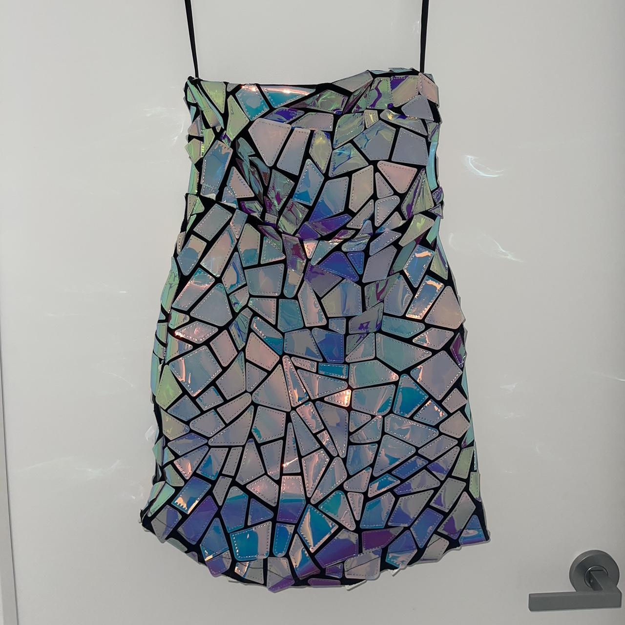 Recycled CD Dress