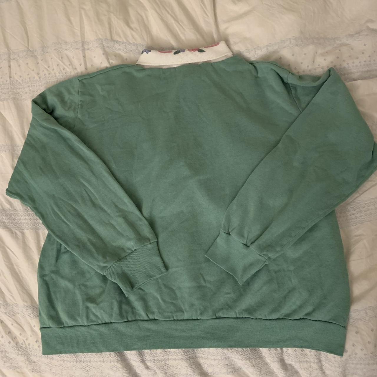 Vintage collared grandma sweater long sleeve shirt.... - Depop