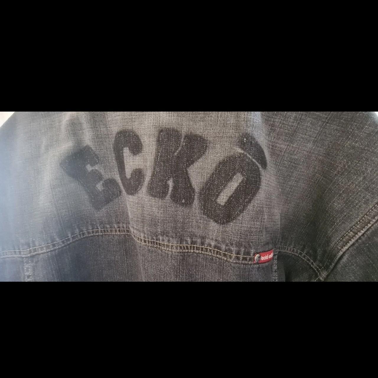⚡️ECKO UNLTD.⚡️ Vintage Extremely Rare Denim Jacket... - Depop