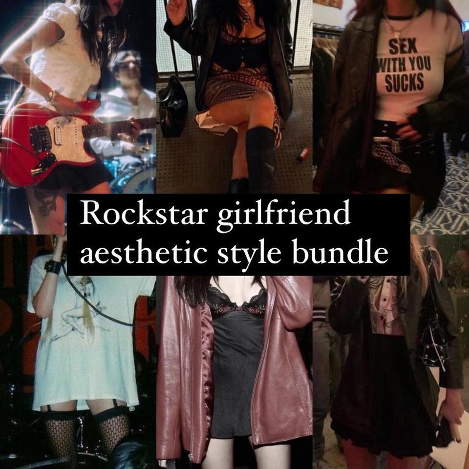 ROCK STAR GIRLFRIEND AESTHETIC STYLE BUNDLE ALL... - Depop