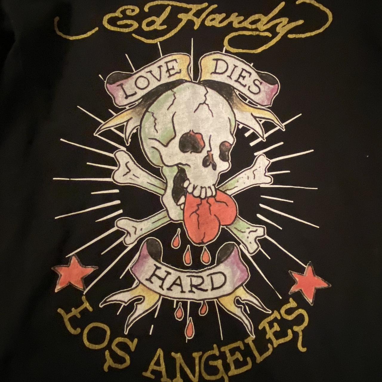 Ed hardy T-shirt Not worn perfect condition Size... - Depop