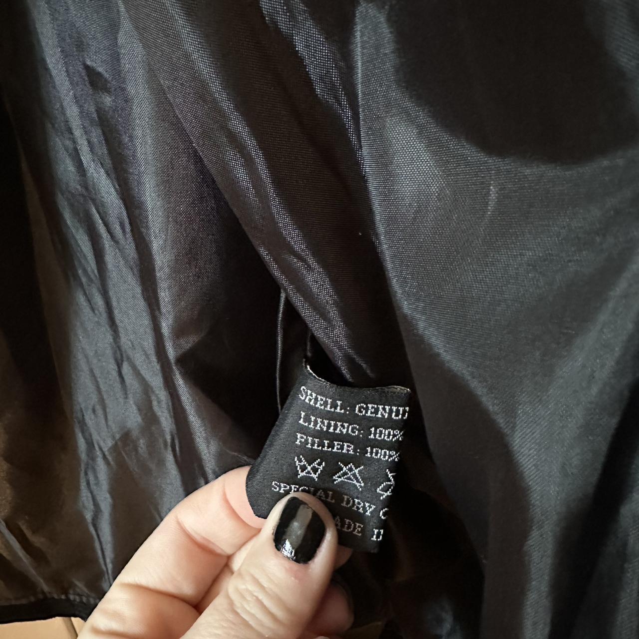 Women's Jacket - Black - S – black patchwork leat… - image 3