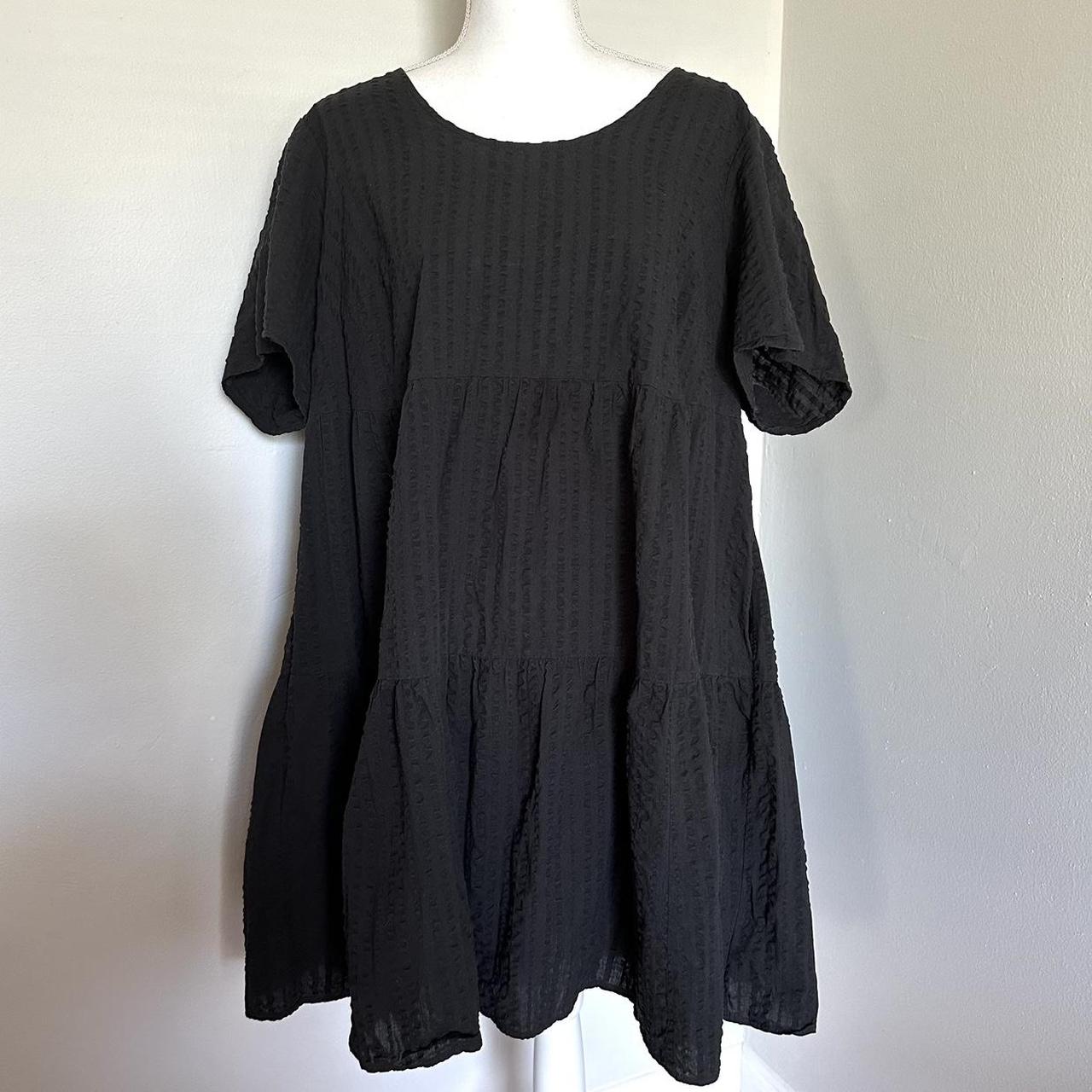 Cute little plus-size black dress purchased from... - Depop
