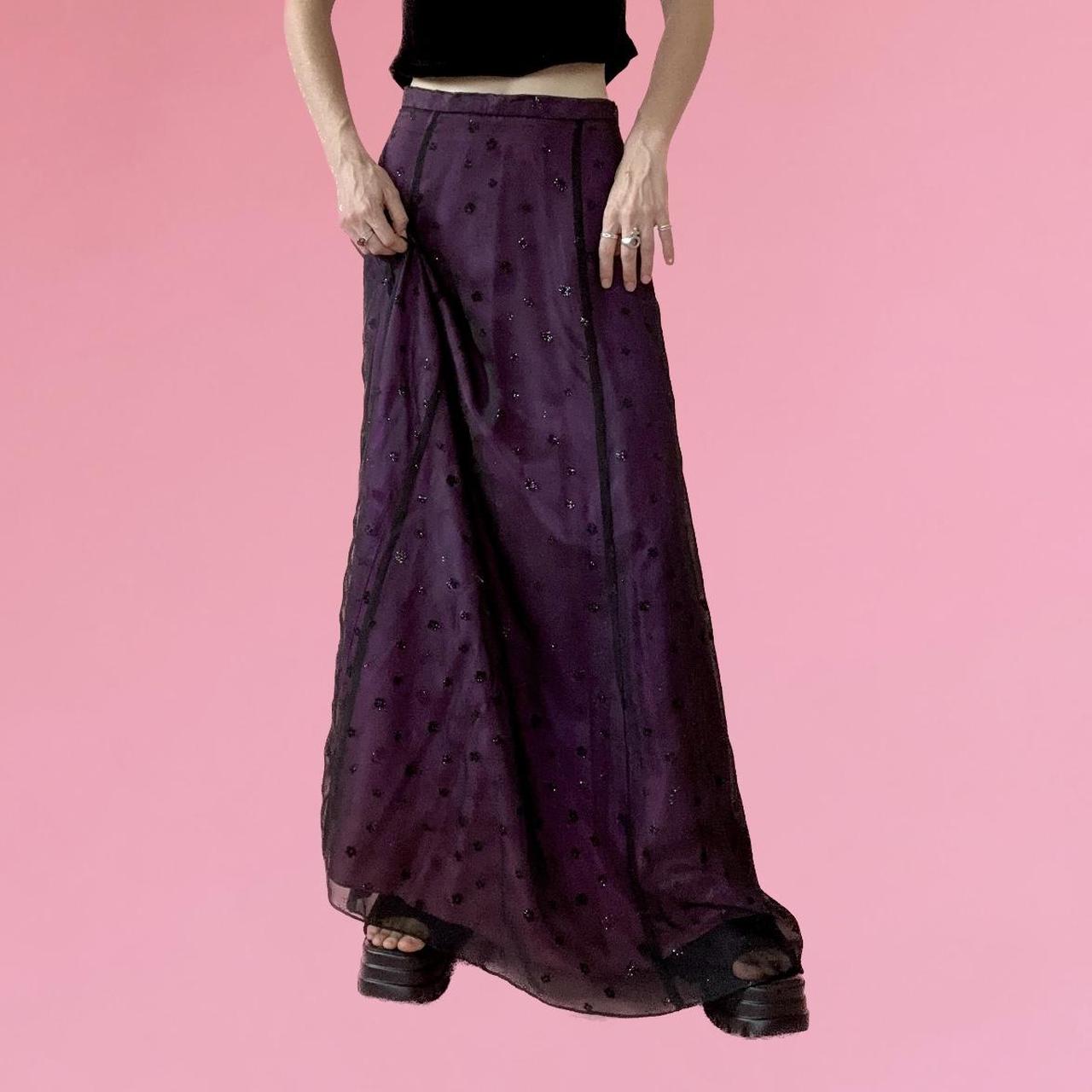 Gorgeous vintage y2k formal maxi Purple Depop